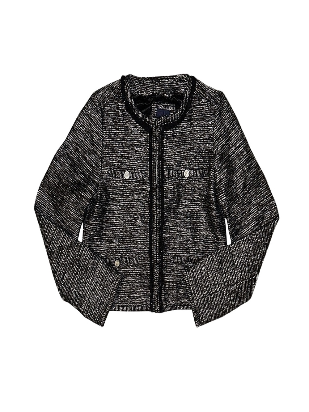 GAP Girl's Black Dressy Full Zip Jacket Size XXL 14/16